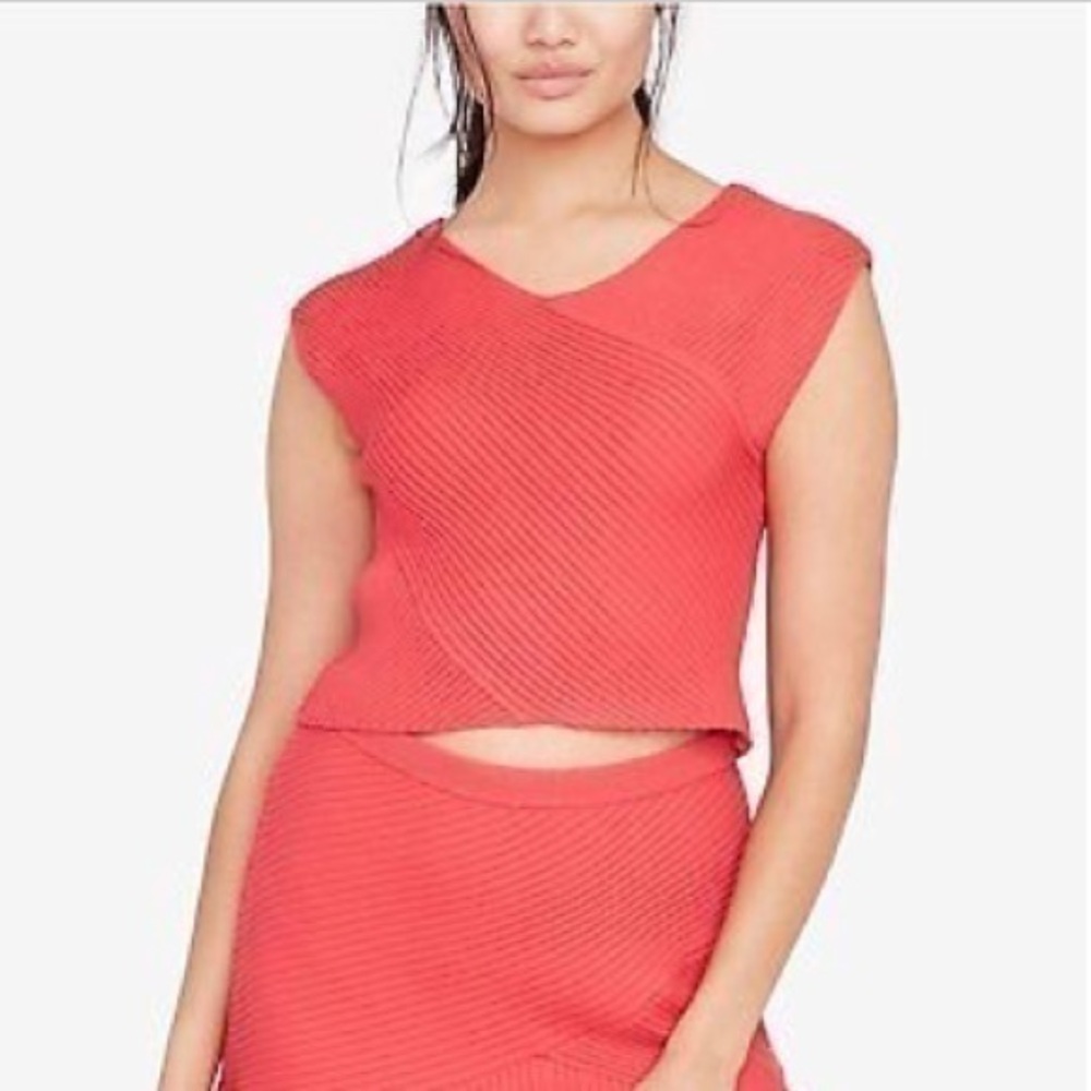 Rachel Rachel Roy Women's Ribbed Crop Top Paradise